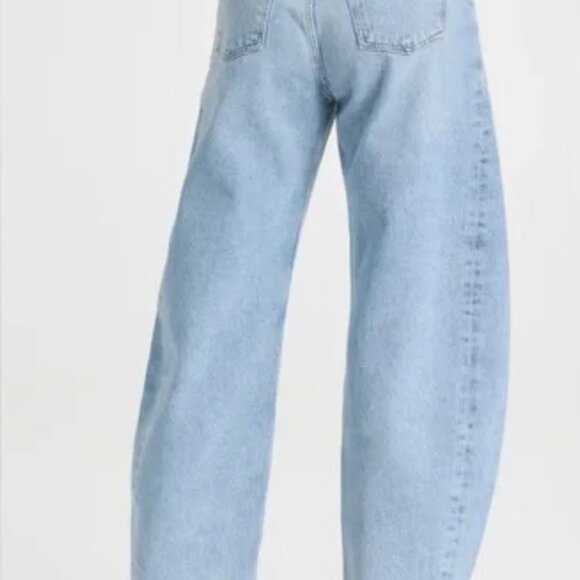 Agolde Luna High Rise Pieced Denim in color Void size 26 - Picture 3 of 6